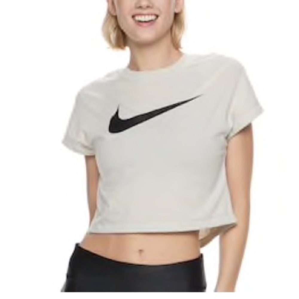 Nike Swoosh Short Sleeve Crop Top